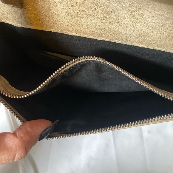 All saint’s | Gold glitz wallet clutch combo - leather - Picture 8 of 9